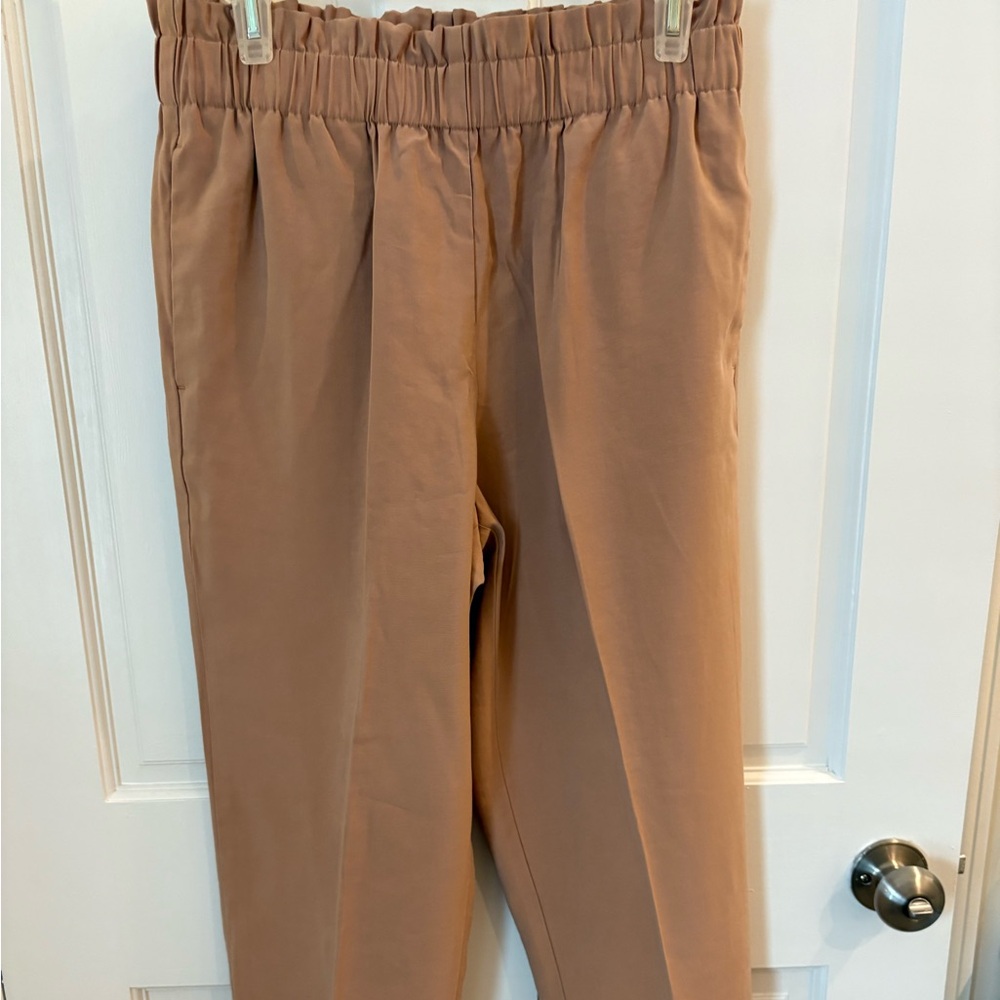 Ann Taylor Tan Casual Paper Bag Pants - Size M